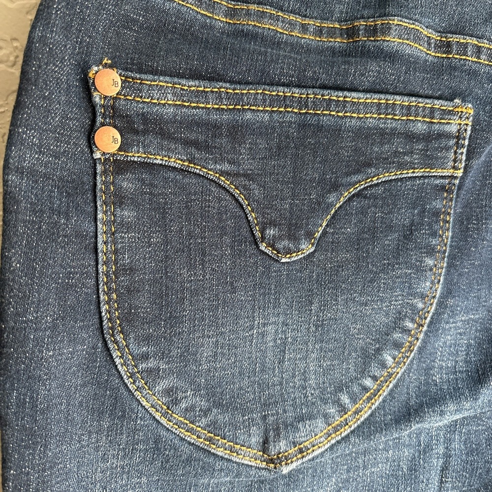Judy Blue Womens Jeans 11/30 Dark Wash Blue High Rise Skinny Fit‎ Raw Hem NWT - Picture 6 of 15